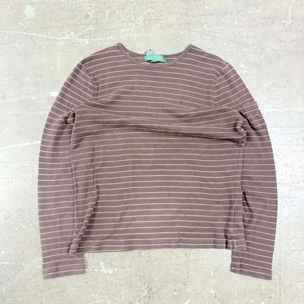Ralph Lauren Striped Top Women's Size S Vintage Y2K Indie